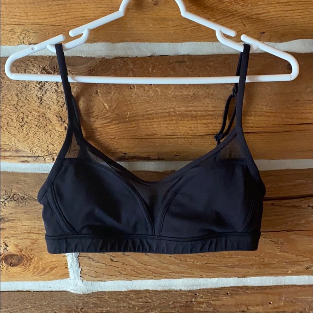Black mesh lululemon athletica sports bra 6